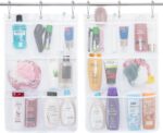 Lifewit Mesh Shower Caddy, 7 Pockets Hanging Shower Organizer with Quick Drying Mesh, Portable Space Saving Bathroom Organizer to Hold Soap, Shampoo and Cruise Ship Essentials, White, 2 Pack - Image 2