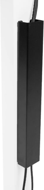VIVO Steel Magnetic 14 inch Cable Management Channel for Under Desk Leg, No Drill Cord Organizer for Home Office, Black, DESK-AC01-1MB - Image 2