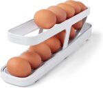 YouCopia RollDown™ Egg Dispenser, Space-Saving Rolling Eggs Dispenser and Organizer for Refrigerator Storage - Image 2
