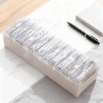 11 Box Cable Organizer Storage Box, Desktop Cable Management with Switch, Power Cord Organizer for Office,Home,Desk Accessories Storage Stationery Supplies and Accessories（Clear） (11 Box) - Image 2