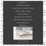 BLU MONACO Gold Mesh Paper Tray – Set of 2 Stackable Letter Trays – Durable Metal Desk Organizer for Home, Office & School – Stylish Document Holder, File Storage, and Workspace Organizer - Image 4