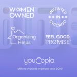 YouCopia DrawerFit Sliding Drawer Tray with Adjustable Dividers, Expandable Kitchen Storage Organizer, Speckled White - Image 7