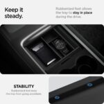 Spigen Center Console Organizer for Tesla Model Y (2021-2024) & Model 3 (2021-2023) [Not for Model Y Juniper 2025/26 and Model 3 Highland (2024/25)] - Image 4