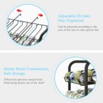 Vrisa Can Organizer for Pantry 7-tier Can Rack Organizer Metal Can Storage Dispenser Rack Holds up to 84 Cans for Canned Food Kitchen Cabinet or Pantry Shelf Black - Image 4