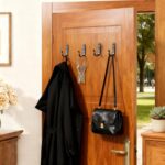 20-Pack Towel Hooks for Bathroom, Heavy Duty Black Metal Wall Hooks for Robe, Coat, Kitchen, Closet, Garage Organizer - Image 5