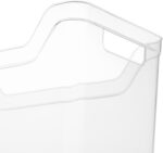 Sterilite Medium Shelf Bin with Handles, Plastic Storage Container for Organizing Shelving, Closet, Pantry, and Countertops, Clear, 6-Pack - Image 4