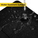 Travel Toiletry Bag, Small Cosmetic Bag, Hanging Water-Resistant Organizer for Men & Women, Ideal for Makeup, Shaving Kit, Gym Essentials & Travel Accessories (Black) - Image 4