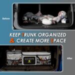95L Car Trunk Organizer & Storage With 26L Ice Pack, Waterproof Foldable | Trunk Organizers for SUVs & Cars, Car Storage Organizer, Great Gift for Drivers (Gray-M004) - Image 11