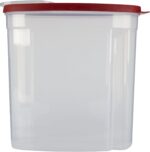 Rubbermaid Flex and Seal Cereal Keeper, 1.5 Gallon, BPA-Free, Clear with Red Lid, Airtight - Image 3