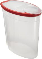 Rubbermaid Flex and Seal Cereal Keeper, 1.5 Gallon, BPA-Free, Clear with Red Lid, Airtight - Image 4