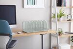 Safco Onyx Desk Organizer with 8 Vertical Sections, File Organizer for Home, Office, Classroom & More, Steel Mesh Construction - Image 4
