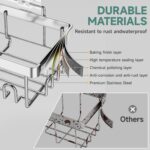 Veken Shower Caddy 6-Pack, Family Choice Award Winner, Large Wall Mounted Shower Rack, Bathroom Shelves Over Toilet, Organizer Storage Accessories with Soap Dish&Toothbrush Holder - Image 5