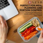 Razab 30 PC Glass Food Storage Containers with Lids - Reusable Glass Meal Prep Containers for Lunch & Leftovers - Airtight & Leakproof Snap Locking Lids - Oven, Freezer, Microwave & Dishwasher Safe - Image 6