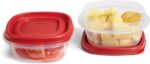 Rubbermaid Easy Find Lids Food Storage Containers, 1.25 Cup, Racer Red, 4-Piece Set - Image 3