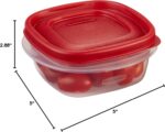 Rubbermaid Easy Find Lids Food Storage Containers, 1.25 Cup, Racer Red, 4-Piece Set - Image 5