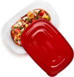 Rubbermaid 7f55retchil Takealongs Food Storage Rectangle Containers, 4 Cup Capacity - Image 4