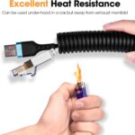 60 FT Wire Loom 3/4 Inch, Split Wire Loom Tubing Wire Conduit, Wire Protector Tubing – Black - Image 5