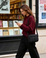 BAGSMART Cross Body Purse, Mini Crossbody Bags for Women Travel Purse, Puffy Shoulder Handbag Wallet with RFID Blocking Slots, Black-small - Image 3