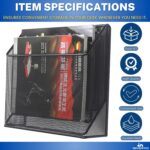 1InTheOffice 3 Tiers File Folder Organizer, Desk Sorter, Black Mesh Organizer - Image 6