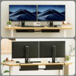 2 Pack No-Screw Cable Management Under Desk, Self-Adhesive Cord Organizer, Wire Management Tray for Office and Home (Black) - Image 7