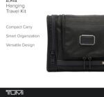 TUMI - Alpha Hanging Travel Kit - Toiletries and Cosmetics Organizer - Travel Essentials Bag with Hooks & Pockets - Black - Image 3