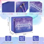 Paterr 7 Pcs Packing Cubes for Travel Kids Days of Week Compression Packing Cubes Colorful Luggage Organizers Suitcase Camp(Gradient) - Image 3