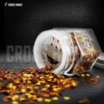 Magnetic Empty Small Hexagon Glass Spice Jars 20 Sets With Lids, Shaker, Board, Labels - DIY Spice Tins/Rack for Refrigerator, Fridge, Cabinet, Wall Mount - Image 4