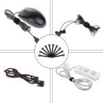 FABROK Cable Management Box with 10 Cable Ties, Organizer Box for Power Strips, Surge Protectors, Chargers, Adapters, TV Computer Wires Cable Hider Box for Home/Office (Small/White) - Image 5