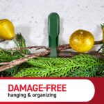 Command Garland Holder, Fireplace Mantle Garland Holder for Displaying Garlands, Wreaths, and Holiday Decor Without Leaving Damage, Holes, or Residue, Holds 2lbs, Green, 6 Pack - Image 4