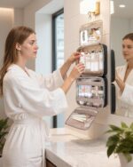 HOTOR Hanging Toiletry Bag - Spacious Travel Toiletry Bag for Women & Men, Multi-Pocket Makeup Organizer, Travel & Cruise Essentials for Business Trip, Gym, Black, 11.0" x 8.7" x 3.9" - Image 4