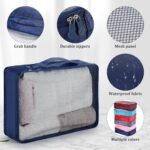 Tudomro 12 Pcs Large Packing Cubes Luggage Organizers for Suitcase Mesh Travel Organizer Bags Travel Packing Organizers for Traveling Camping Hiking - Image 4