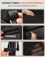 Sturdy Car Trunk Organizer – Large Capacity Trunk Organizer for SUVs & Sedans, Hard-Shell One-Piece Design with Cute Print, Collapsible and Durable Car Organizers (Black Leopard 70L) - Image 7