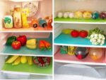 9 Pack Refrigerator Mats,Washable Fridge Mats Liners Easy to Clear Fridge Pads Mat Shelves Drawer Table Mats Refrigerator Liners for Shelves,3Red/3Green/3Blue - Image 3