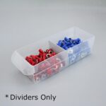 (64-Pack Small Drawer Dividers compatible with Craft Cabinet and Hardware Storage Organizers, (Dividers Only), Made of High-Strength Fiberglass, Easy to Label - Image 4