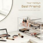 Criusia Stackable Storage Drawers, 3 Pack Clear Acrylic Makeup & Bathroom Organizer, Versatile Storage Bins for Vanity, Under Sink, Kitchen Cabinets & Pantry - Image 4