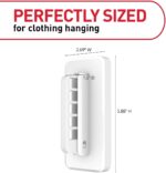 Command Folding Clothes Hanger, Holds up to 5 Hangers 7.5 lb, 1.5lbs per Rung, 1 Hook with 5 Rungs, 4 Strips, Closet Organizer, Home Organization - Image 3