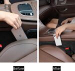 Car Seat Gap Filler 2 Pack, Universal Fit PU Leather Car Seat Gap Plug to Fill The Gap Between Seat and Console, Car Seat Crevice Blocker Stop Things from Dropping - Image 3