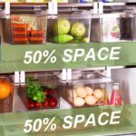 Yatmung 2 Pack Extra-Large Deli Drawer Organizer for Refrigerator Pull Out - Fridge Drawer Organizer and Storage Containers - Meat, Cheese, Produce, Sliding - Fridge Organization Bin - Image 5