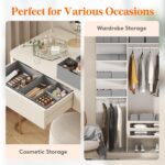 Lifewit Drawer Organizer Clothes for Closet 16 Pack, 3 Sizes Underwear Wardrobe Drawer Dividers, Fabric Foldable Dresser Storage Organizer Bins for Sock, Bra, Lingerie, Undies, Grey - Image 6