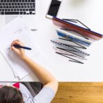 2 Pcs Triangle Desk File Organizer, 7 Slots Desktop Magazine Holder File Sorter,Metal Documents Rack Bookshelf Organizer for Office School Home, Black - Image 7