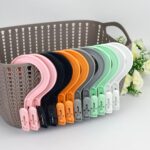 Laundry Hooks Boot Hangers Plastic Clothes Pins Hanger Clips for Bathroom Travel Portable (Multi-Color 12PCS) - Image 4
