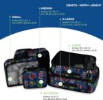 Marvel Comics 5-Piece Packing Cube Set - Spiderman, Ironman, Captain America - 5 Piece Packing Cubes Compression Travel Essential Accessories - Luggage Suitcase Organizer Set - For Kids, Adults - Image 3