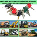 24 Heavy Equipment Keys Master Set, Construction Ignition Key Set Fits Case,Komatsu,Hyster, Cat, JCB, Daewoo, JLG, JD, Forklift, Crown, Volvo, Toyota. - Image 6