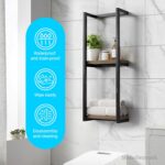 Towel Racks for Bathroom, 2 Tier Wall-Mounted Towel Rack, Home Decor Shelf, Space-Saving Organizer Rack for Household, Bathroom, and Bedroom - Image 4