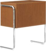 Crosley Furniture Lily Record Player Stand with Vinyl Storage, Stores up to 90 Records, Turntable Stands, Walnut - Image 4