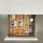 bamboo drawer organizer Set,expandable drawer dividers,wooden storage organizers,drawer organizers for kitchen, bathroom,flatware,Tea Bag Organizer (1 X 5PCS Natural) - Image 6