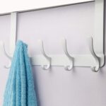 SKOLOO Over The Door Hook, Door Hanger Hooks for Hanging Clothes, Towels, Coats, Hats, Over The Door Towel Hook - White, Assembly Required - Image 4