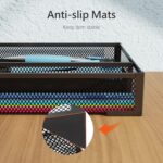 Desk Drawer Organizer, Office Desk Organizer Tray with 5 Dividers, Pen Pencil Drawer Organizer for Office Supplies, Desktop, Bathroom, Kitchen, Makeup, Vanity - Image 4