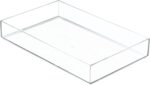 iDesign Clear Drawer Organizer, Plastic Tray for Makeup Storage on Bathroom Vanity, Dresser or Desk - Image 5