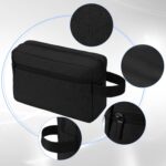 Paterr 16 Pcs Travel Toiletry Bag for Women Men Large Water Resistant Shaving Bag Hanging Cosmetic Bag with Handle and Divider Storage Travel Pouch Case (Black) - Image 3